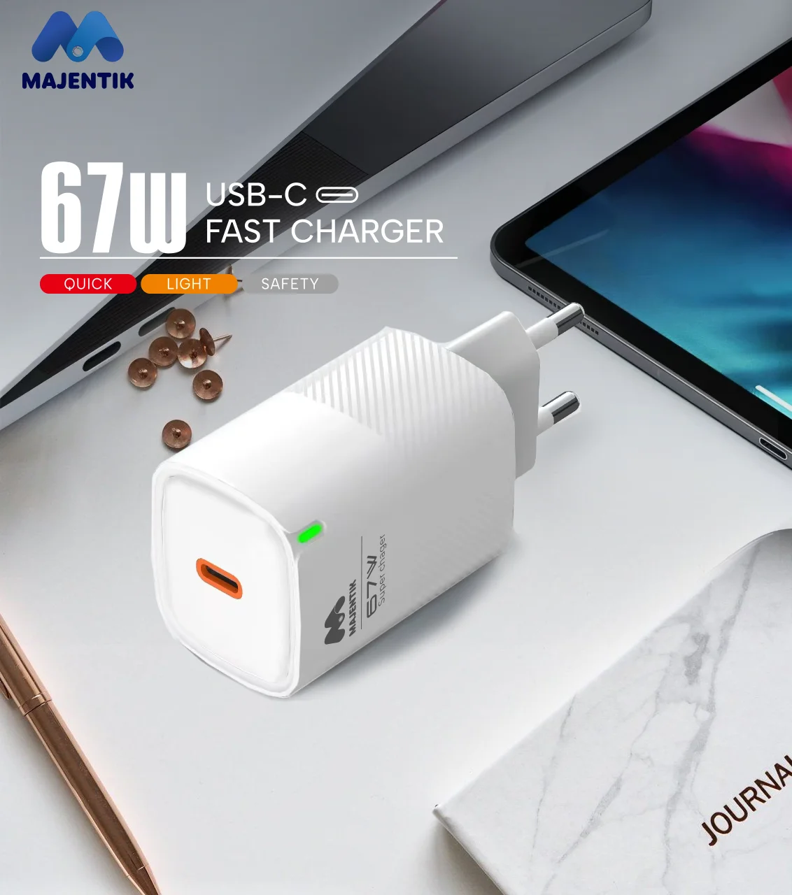 شاحن رأس MC-009 بقوة 67 واط