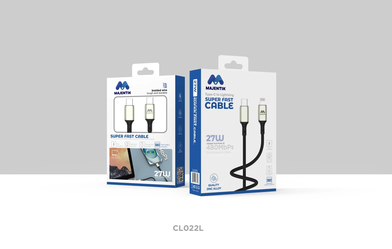 كابل CL-022 من النوع C إلى L