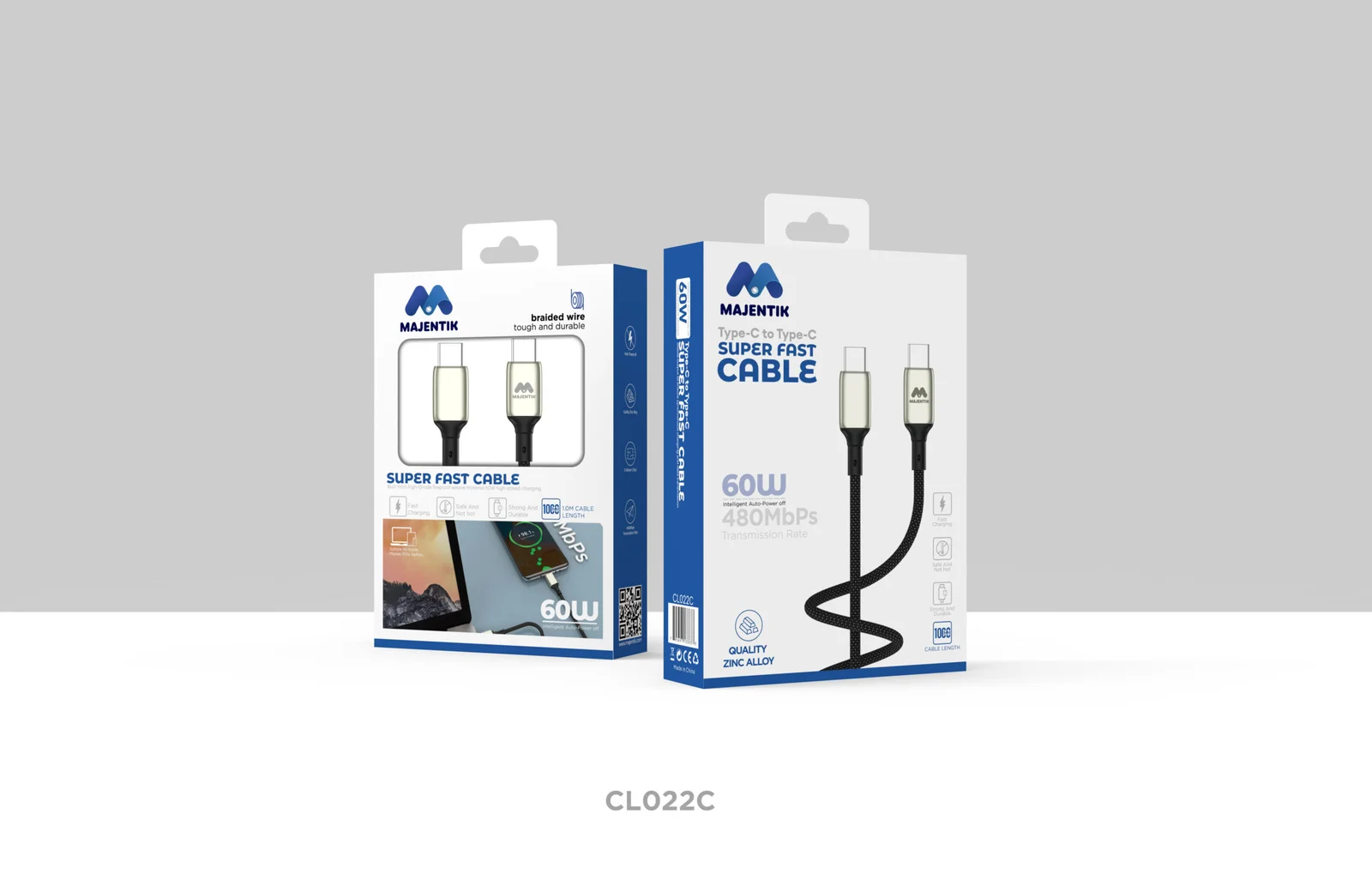 كابل CL-022 من النوع C إلى النوع C