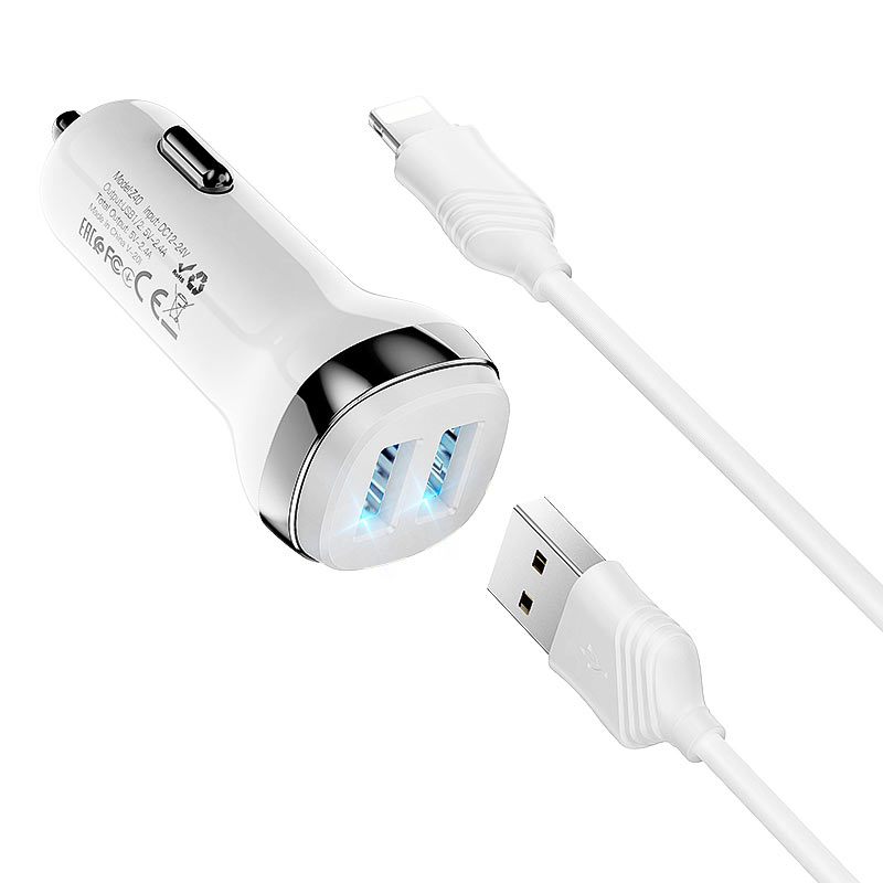 Z40 Superior dual port car charger/set