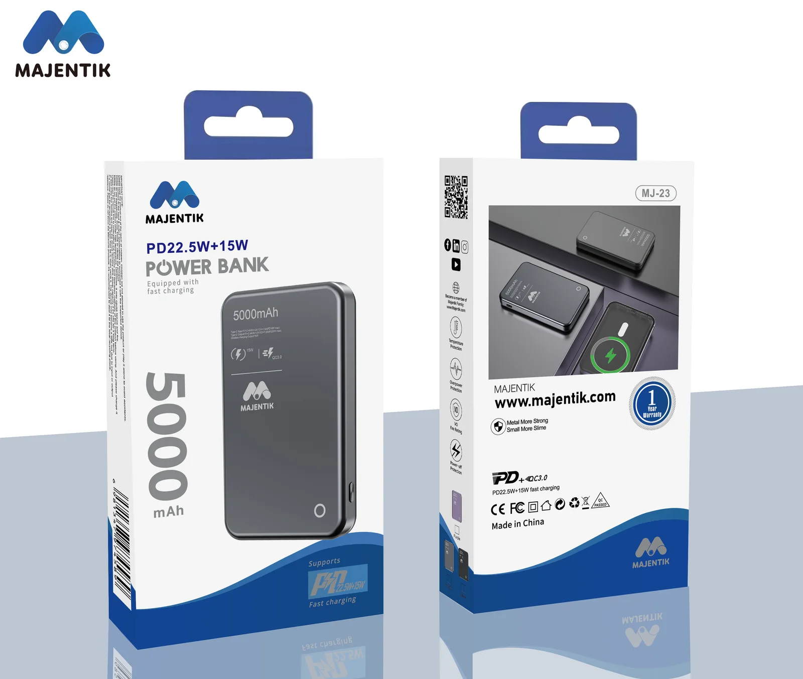 باور بانك MJ-23 سعة 5000 مللي أمبير