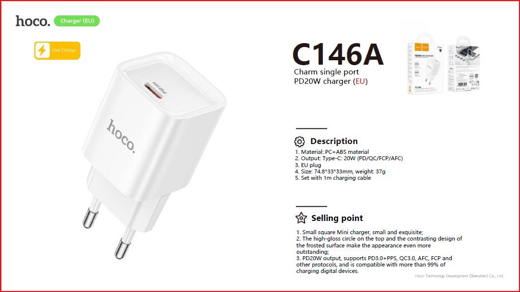 راس شاحن موبايل هوكو pd20w