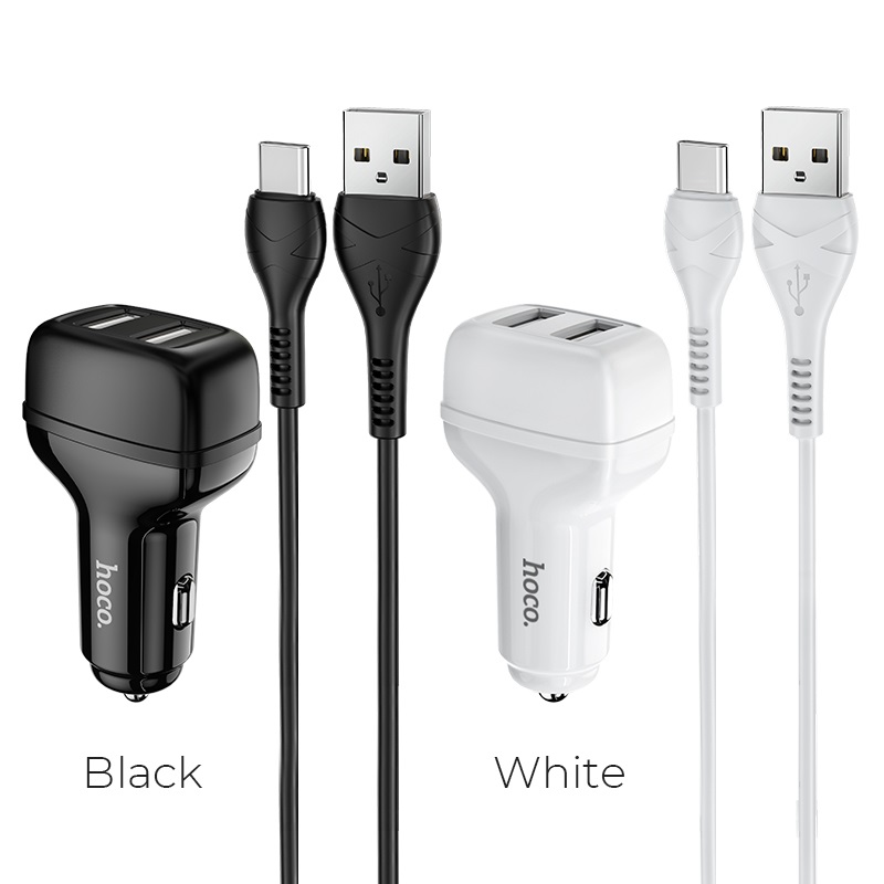 Leader dual port car charger/set type-c  Z36